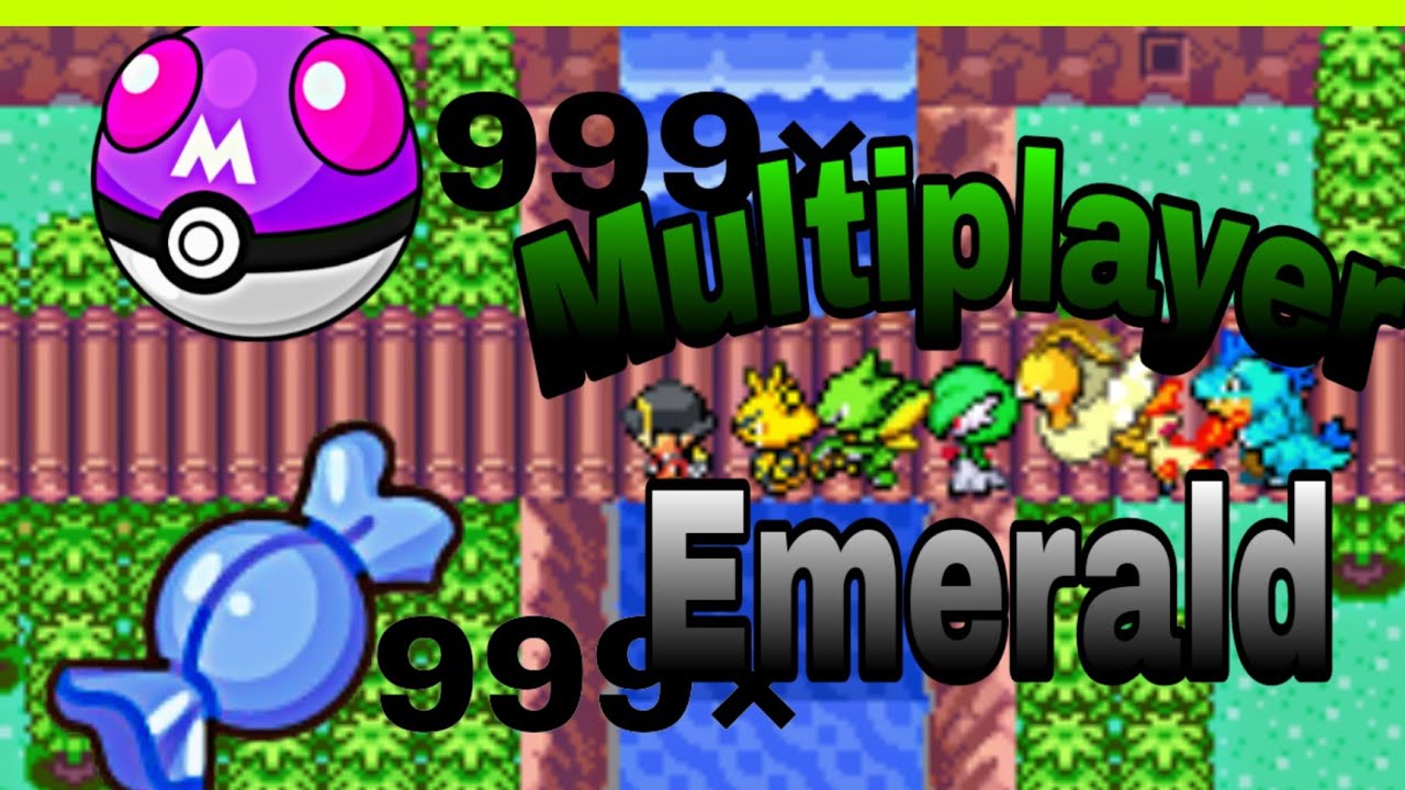 Pokemon Emerald Multiplayer cheat code for rare candy,master ball,All  starters 