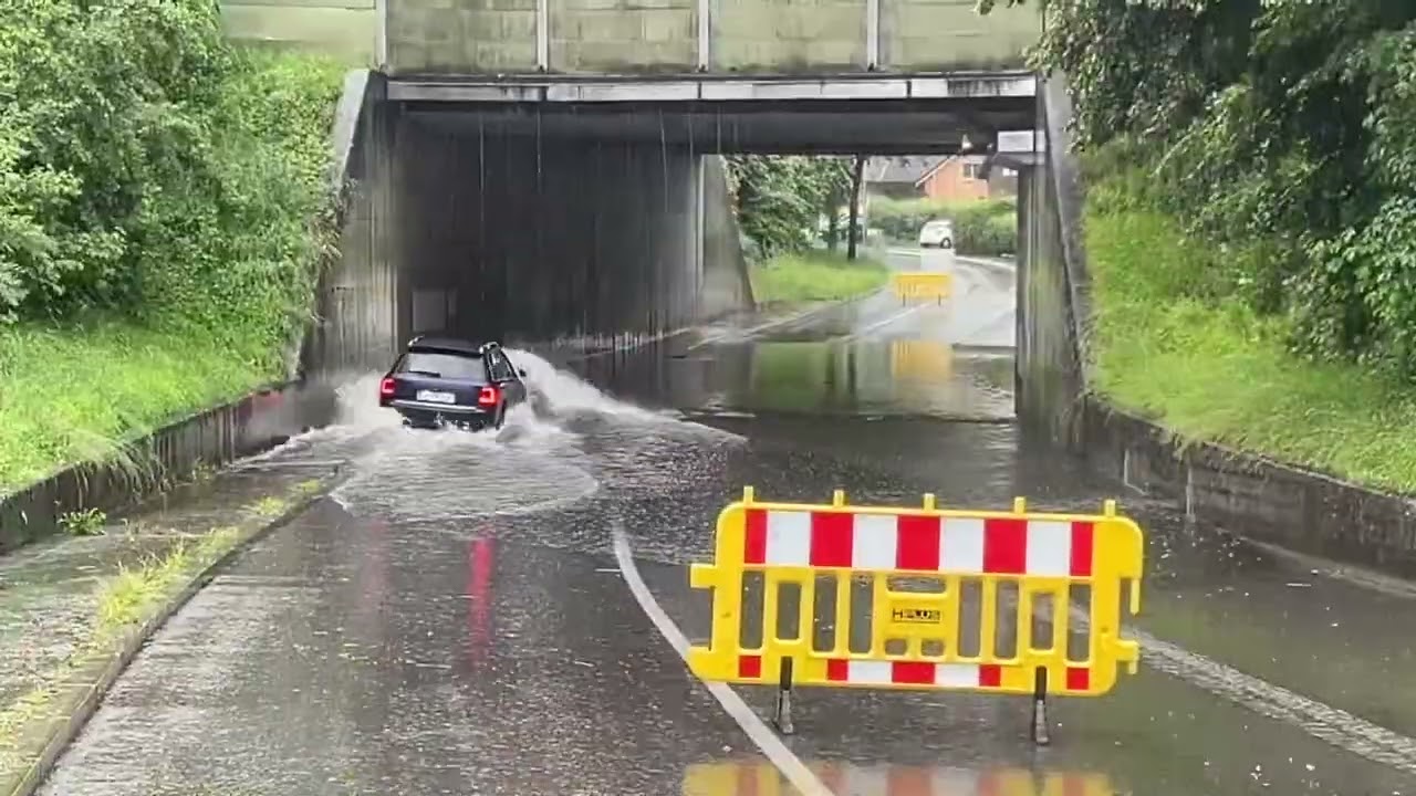 Hochwasser am Bodensee: Rettungskräften wegen Starkregen im Dauereinsatz