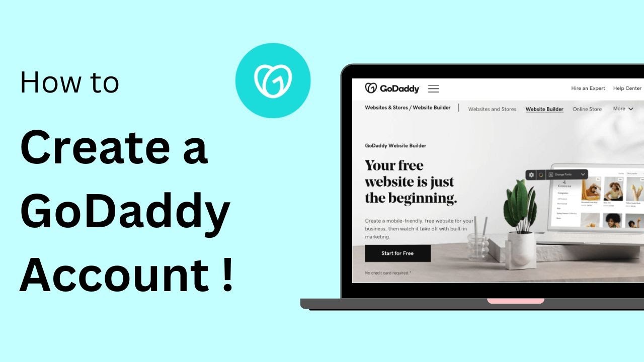 How To Create GoDaddy Account (Quick & Easy) ! - YouTube