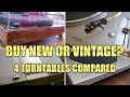 All About Turntables in 2019 - new or vintage? 4 models compared!