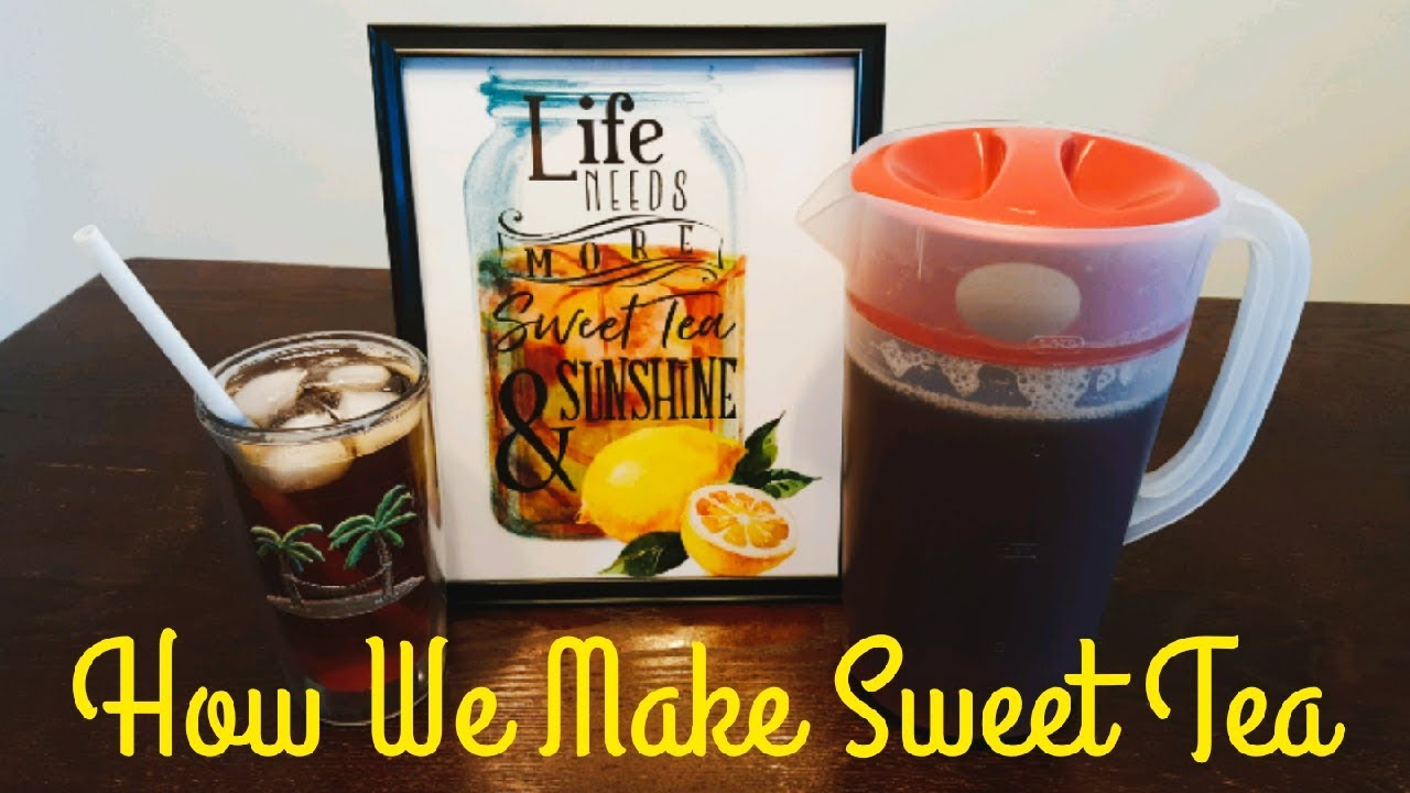 How to Make Sweet Tea Using a Microwave "FREY" SWEET TEA YouTube