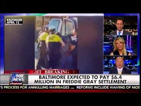 Baltimore Expected To Pay $6.4 Million In Freddie Gray Settlement  The Kelly File  YouTube