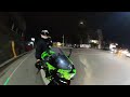 insta360 test video 1 - zx6r night ride sound check