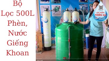 Bồn Lọc nước giếng khoan thiết kế sục rửa thông minh tại nha / lọc nước thiên hà #lọcnướcgiếngkhoan