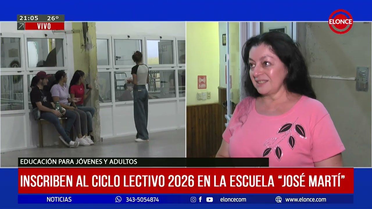 Inscriben al ciclo lectivo 2026 en la escuela 