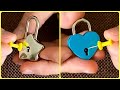 Fast Way To Open A Lock With Paper Pushpins