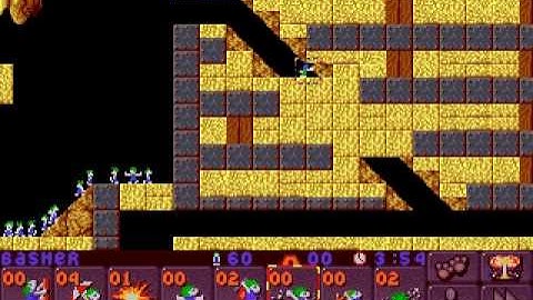 DOS Lemmings 2: The Tribes Classic 5 The Magnificent Severn