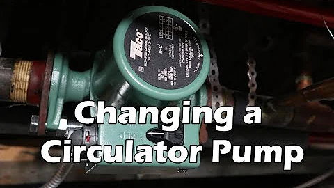 How to Change a Circulator Pump - Hot Water Heating Hydronic