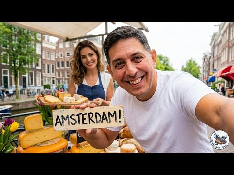 Amsterdam Market 4K Walking Tour: This Is How Locals Shop 🛍️😮