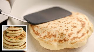 الخبز العربي بدون فرن وإزاي ينتفخ بسهولة!