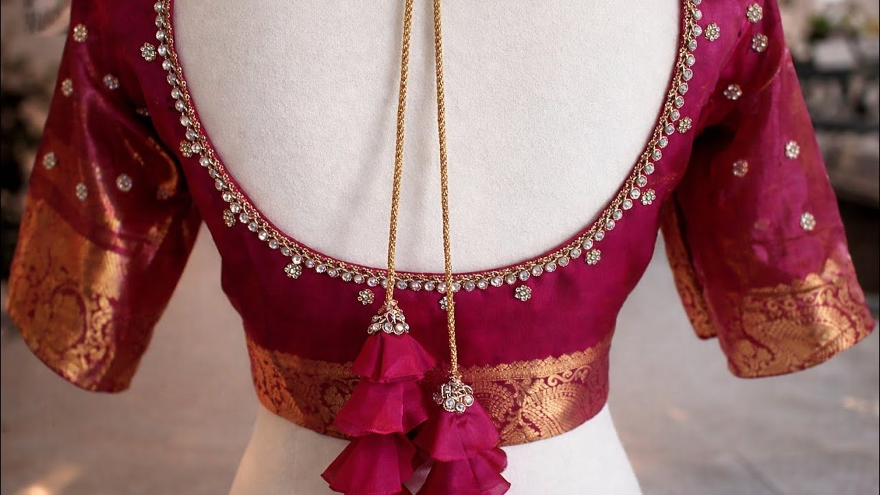 Latest Designer Blouse Back Neck Design | Beautiful Latkan Blouse Design 2026 | Bridal Special