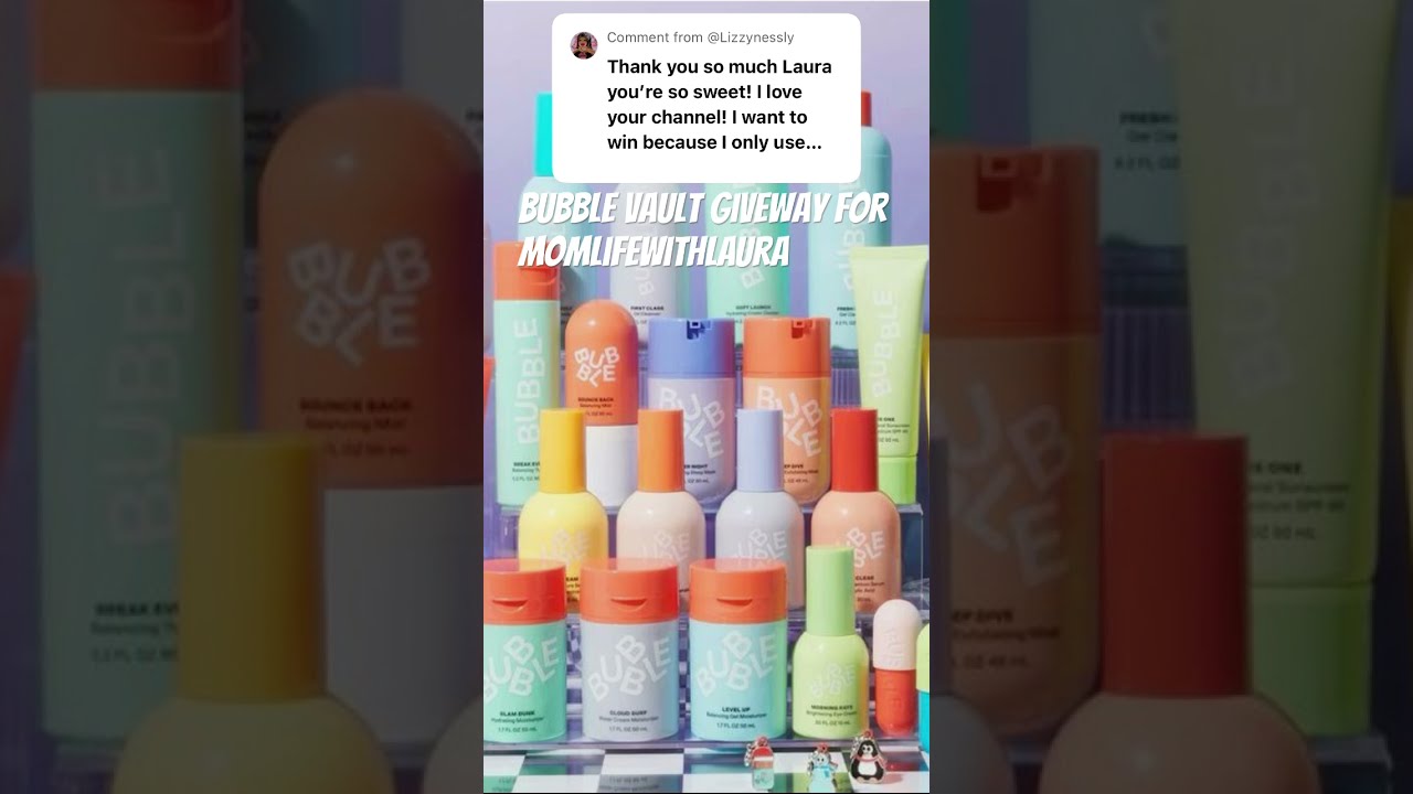  Momlifewithlaura Bubbleskincare Make Sure To Join The Giveaway For A Chance Win
