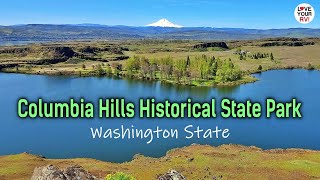 Visiting Columbia Hills Historical State Park on the Columbia River, Washington State