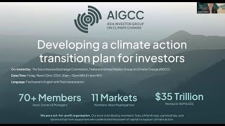 Developing a Climate Action Transition Plan for Investors