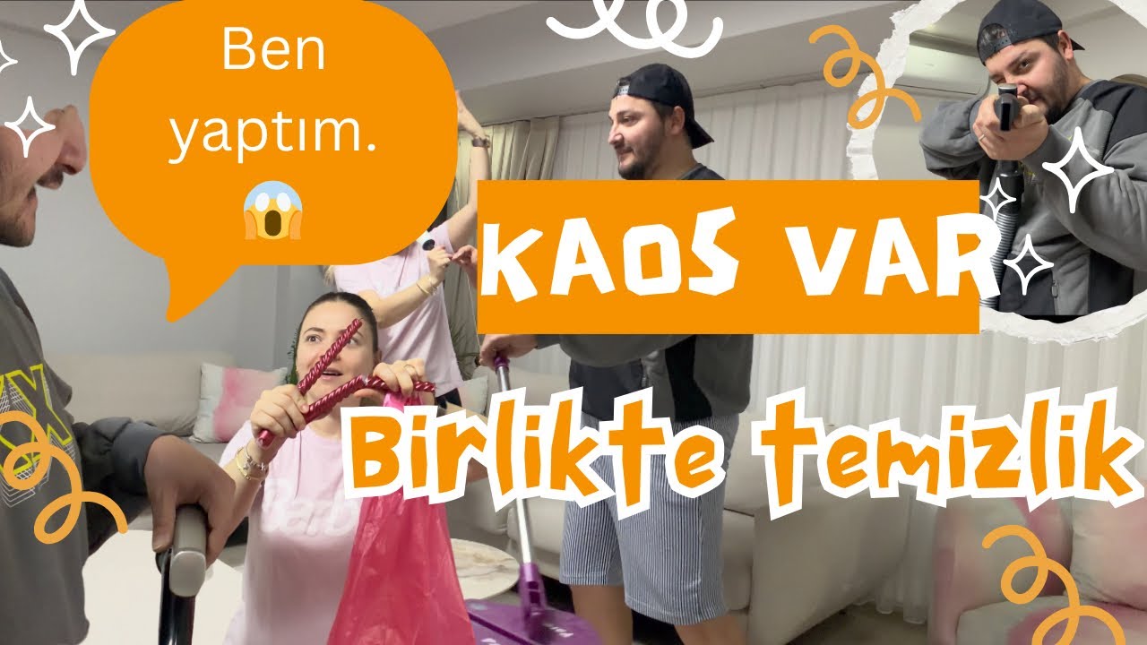 Birlikte Temizlik Yaparsak… Kaos Var 😅