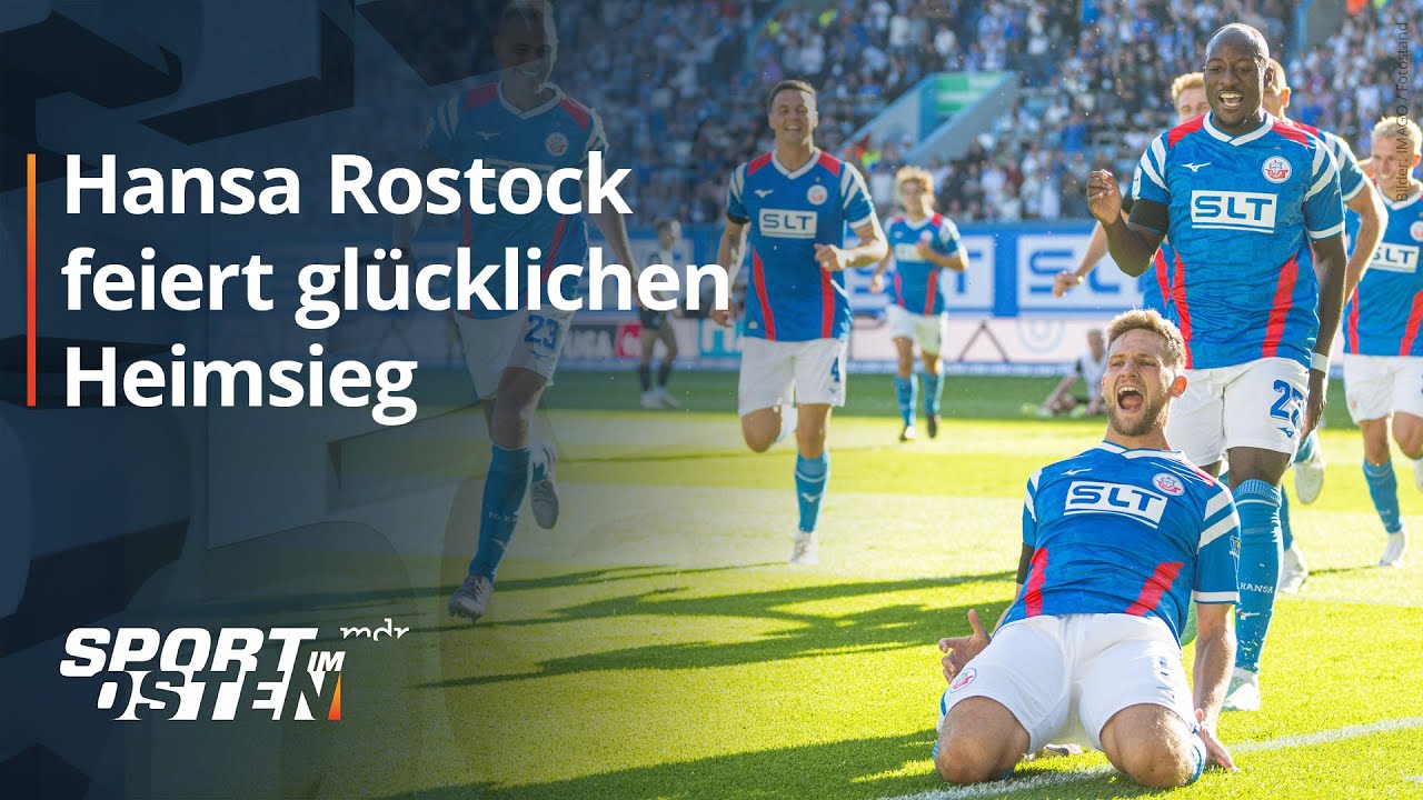 Hansa Rostock feiert glücklichen Heimsieg | Sport im Osten | MDR