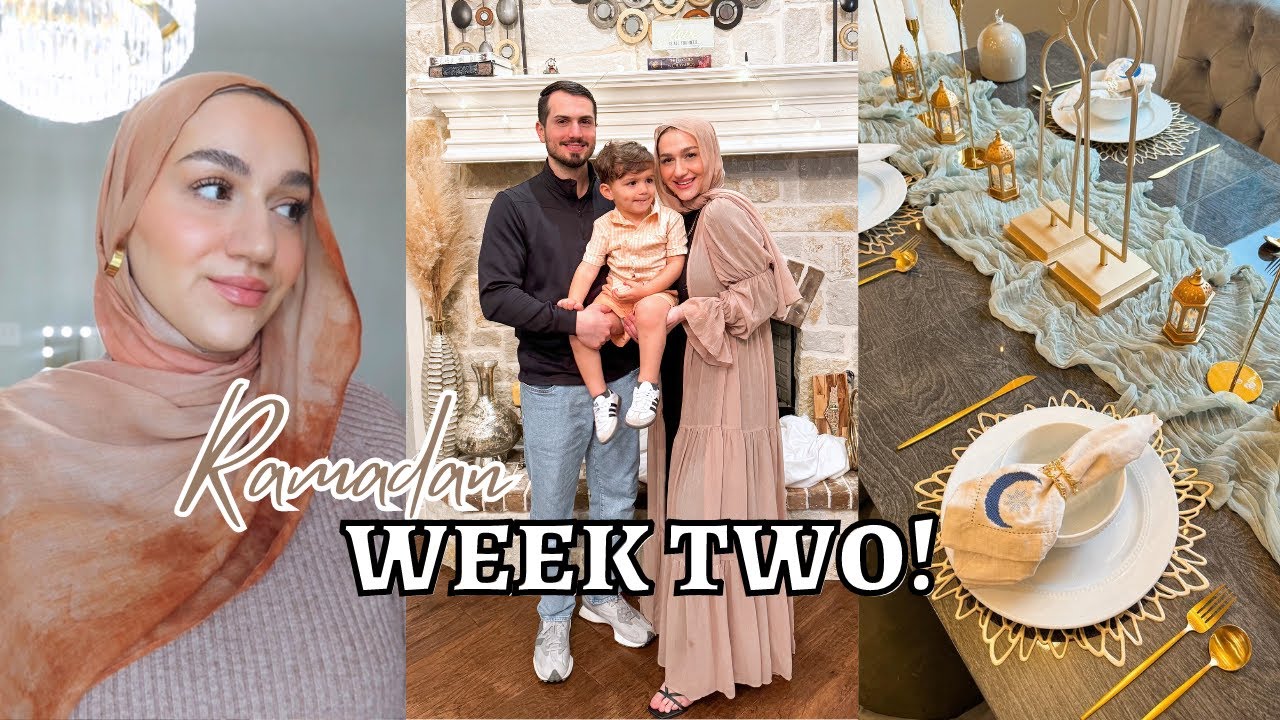 RAMADAN WEEK TWO | Creamy Chicken Recipe, Homemade Chocolate Chip Cookies, + Iftar Table Setup