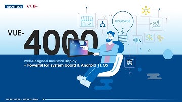 Advantech VUE-4000 Series All-in-One Touch Display - Where Integration Provides High Efficiency