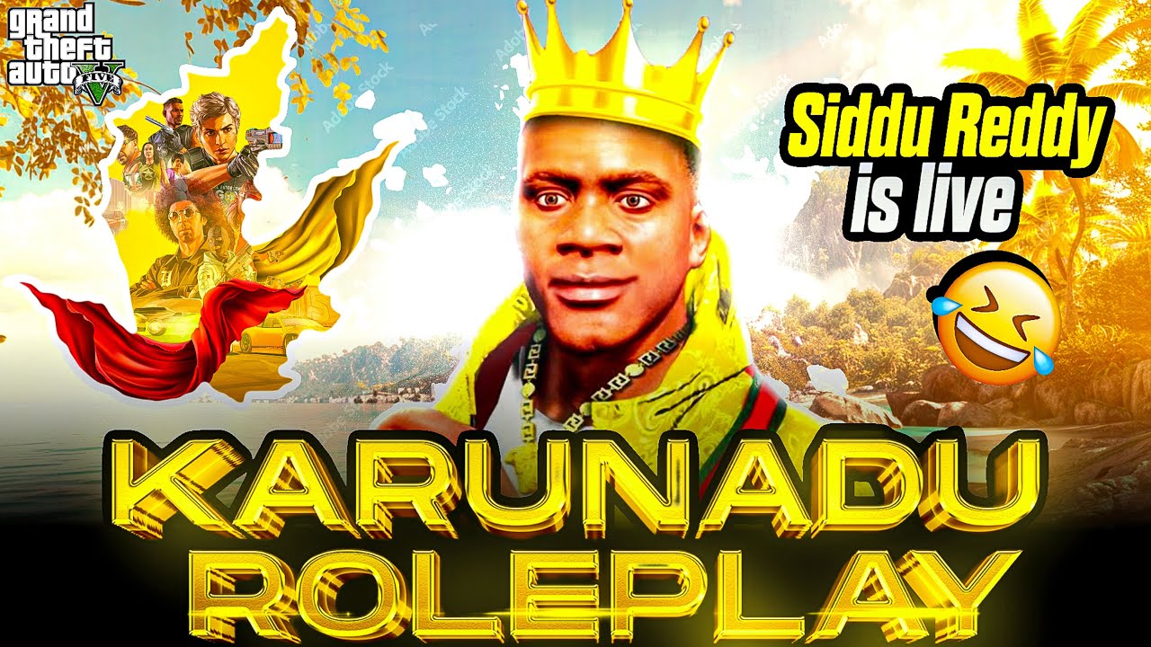 Rp Reddy Live Stream: GTA V Roleplay-- Live Robbery in Karunadu RP |🔴Siddu Reddy ...