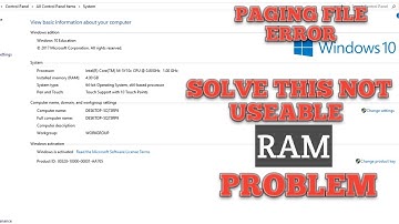 How to Fix All RAM GB Not Useable Problem By Three Methods in Windows XP/7/8/10|BY JUGADII BABA