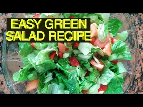 Video: How To Make A Light Green Salad