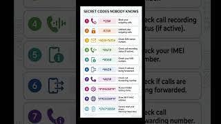 ​📱 Secret Phone Codes Nobody Knows! 🤫 Unlock hidden features instantly! #shorts  #dkamazingstudy