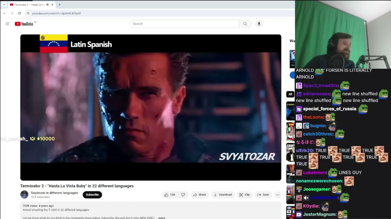 Forsen Reacts to Terminator 2 - 
