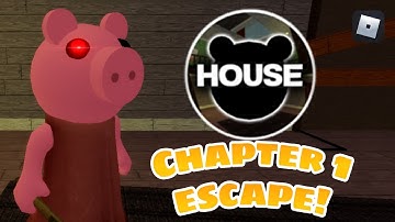 How to ESCAPE THE HOUSE MAP + ENDING (CHAPTER 1) in PIGGY | Roblox