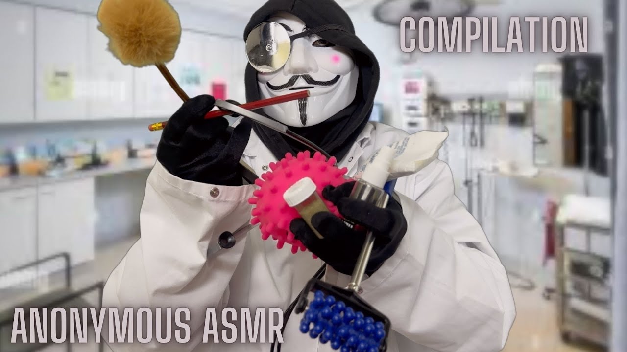 This Masked Scientist Tried a Crazy Cranial Nerve Exam ASMR