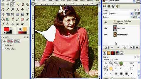 How to restore a photo using the GIMP -part 4