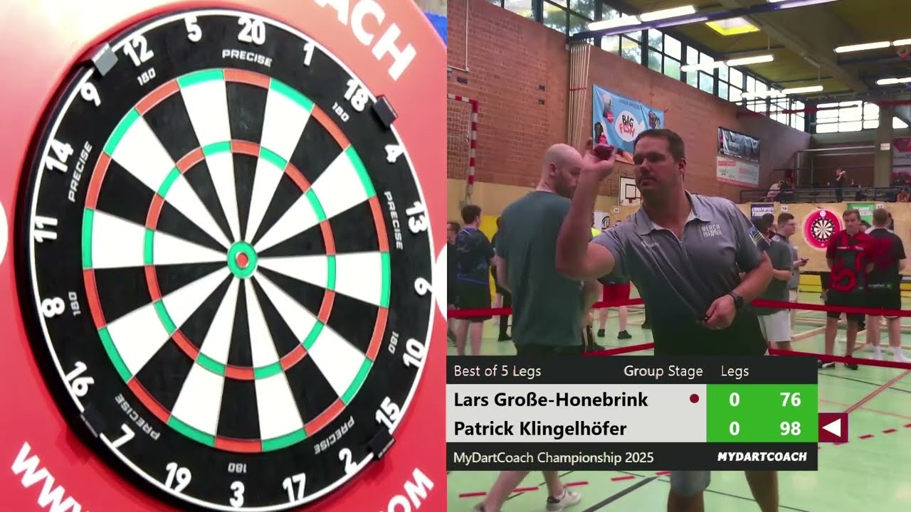 Ларс Гроссе-Хонебринк против Патрика Клингельхёфера: лучшие моменты / MyDartCoach Championship Gr...