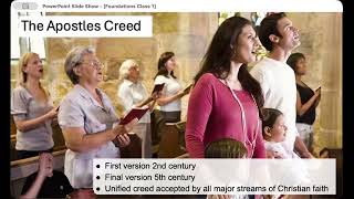 Foundation Class 1 - Introduction and What We Believe