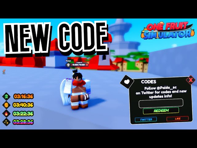 ANOTHER CODE IS OUT (One Fruit Simulator) 