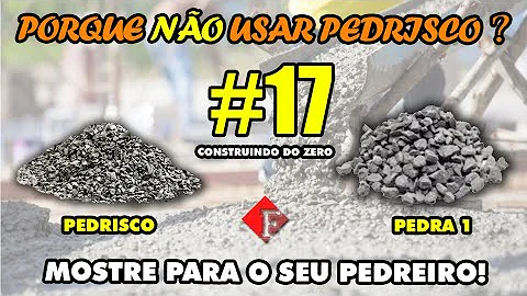 O que são pedriscos?
