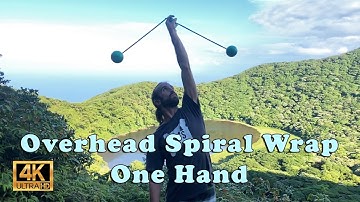 One Handed Overhead Spiral Wrap - One Hand Poi Tutorials!