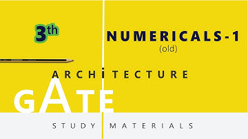 Architecture Gate study material 3
