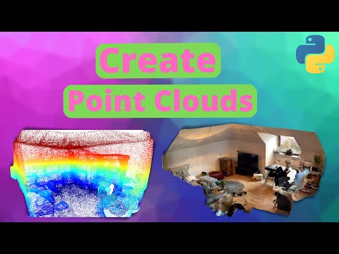 Create Point Clouds with LIDAR from iPhone or iPad - Point Cloud Processing in Open3D with Python