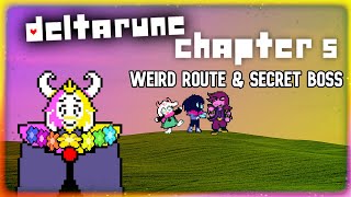 Deltarune Chapter 5 Weird route Ending and Secret Boss