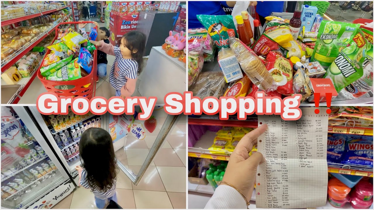 BORONG KEBUTUHAN BULANAN BARENG ANAK - ANAK ‼️ AKHIRNYA BISA BELANJA DENGAN HAPPY ❤️