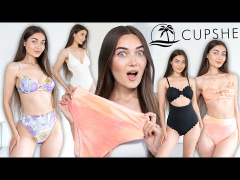 TRYING ON CUPSHE BIKINIS AND SWIMSUITS! ARE THEY WORTH THE MONEY!? AD
