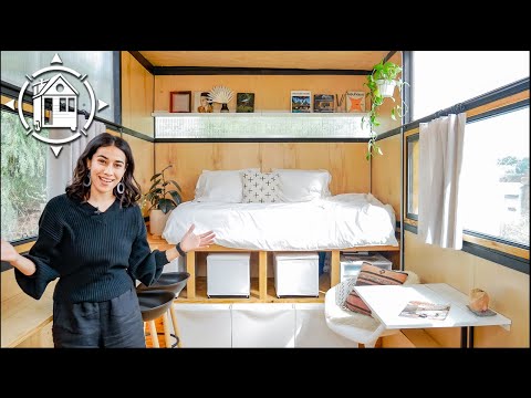 She Built a Beautiful TINY HOUSE for only $12,384!