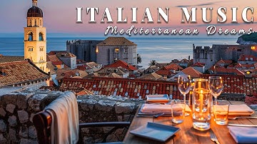 🎶 Italian Vibes & Mediterranean Music 🎶 2+ Hours Scenic Amalfi Coast & Lake Como Relaxation 4K