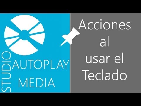 Acciones al pulsar teclas Autoplay Media Studio Evento On Key + Object plugin GIF