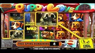 PUPPY LOVE +MEGA WIN! +FREE SPINS! +BONUS! online free slot SLOTSCOCKTAIL betsoft screenshot 4