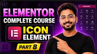 Elementor Icon Widget Tutorial in Hindi | WordPress Full Course 2026