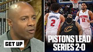 GET UP | Cade & Harris are Harden's nightmare! - Jay Williams on Pistons hold off Cavs in Game 2