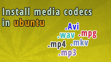 Ubuntu tutorial: How to install media codecs in Ubuntu?
