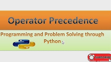 #6 #olevel #ALevel #python #programming || #operator #precedence in #hindi with #example || #nielit
