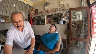 Getting a Haircut in the Middle of Türkiye | Traditional Turkish Barber Experience