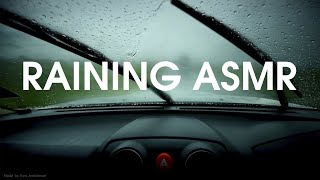 Relaxing in a car under the rain | raining white noise | Ken Ambience